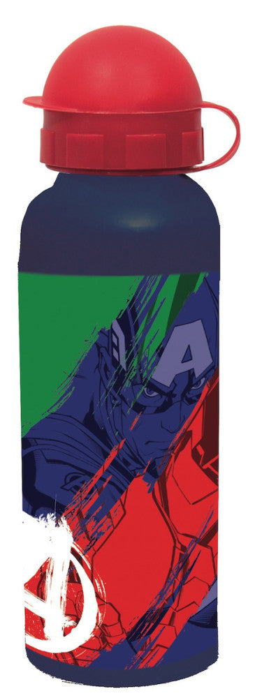 Avengers daudzkrāsaina alumīnija ūdens pudele 520 ml