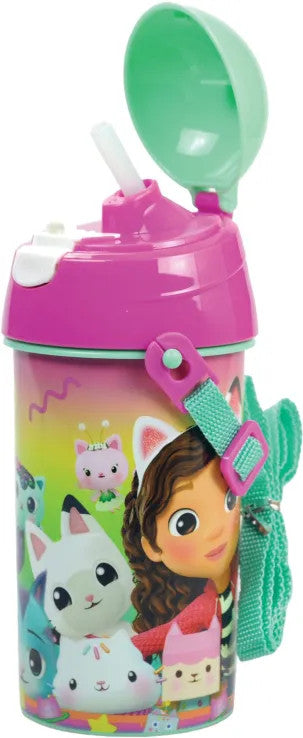 Gabby's Dollhouse Color Fade pudele, sporta pudele 500 ml