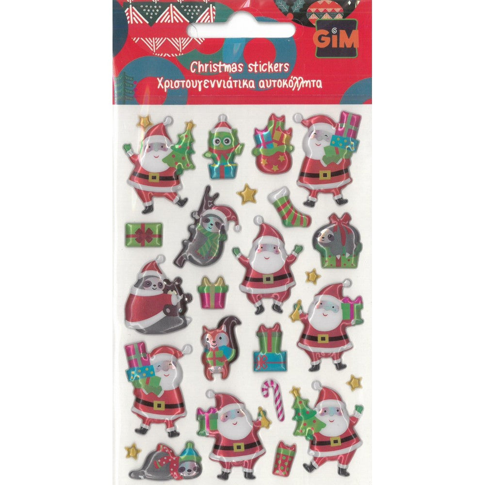 Ziemassvētku burbuļa uzlīme