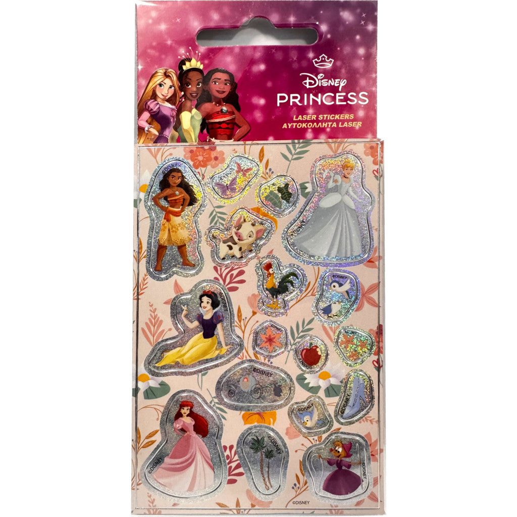 Disney Princess World hologrāfisko uzlīmju komplekts