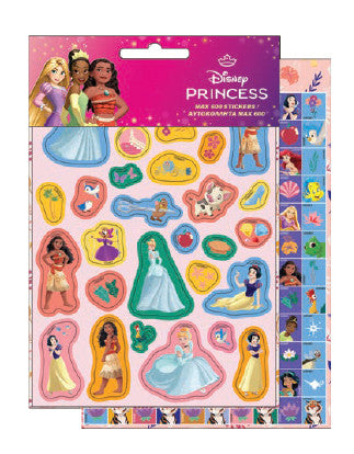Disney Princess 600 detaļu uzlīmju komplekts