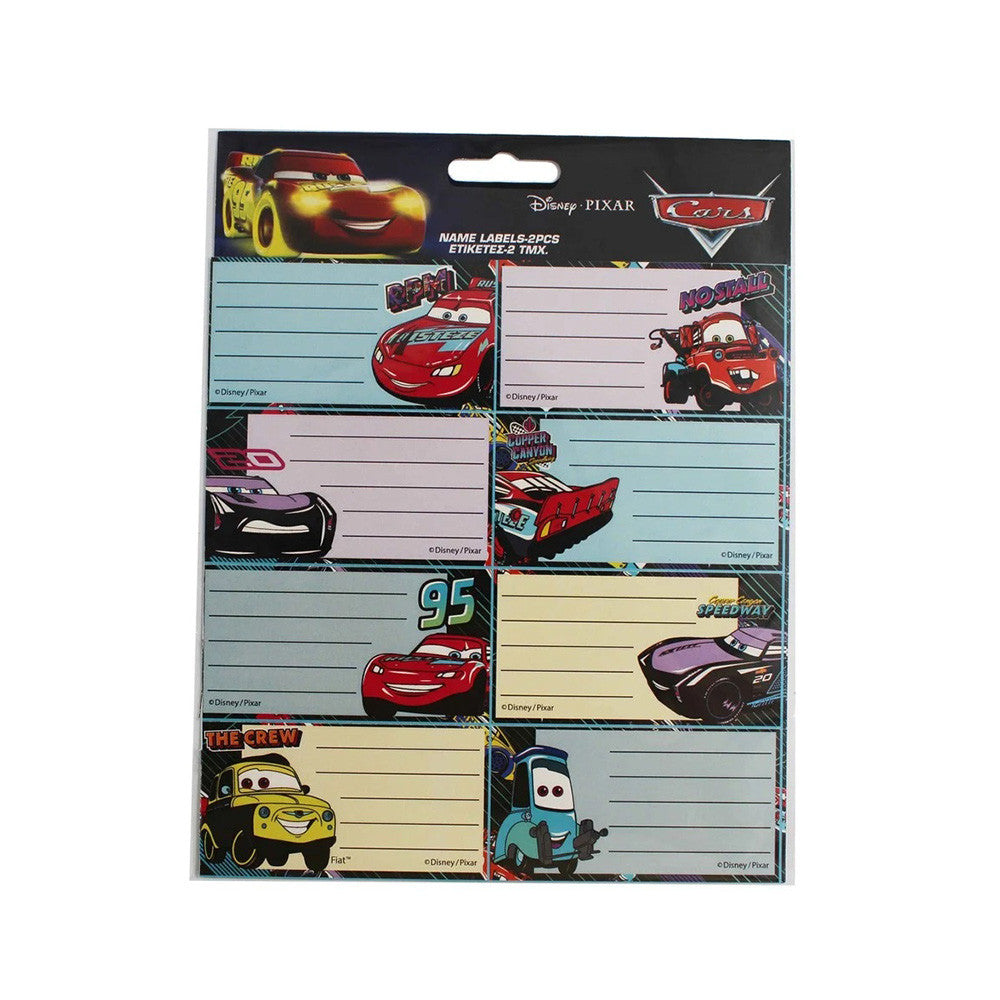Disney Cars Zibens piezīmju grāmatiņas uzlīmes 16 gab.