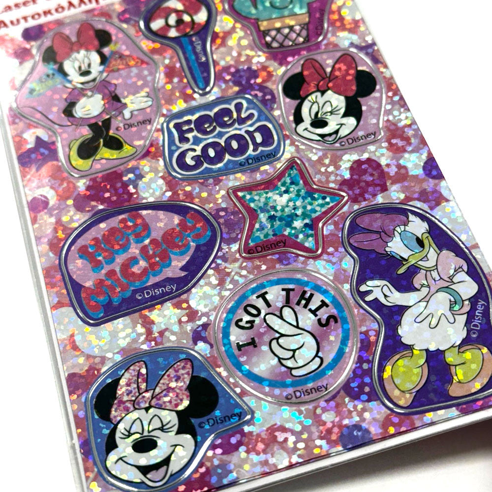 Disney Minnie Smiles hologrammas uzlīmju komplekts