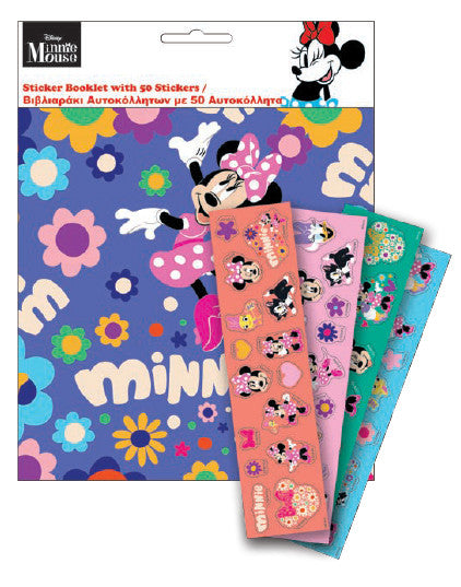 Disney Minnijas uzlīmju albums ar 50 uzlīmēm