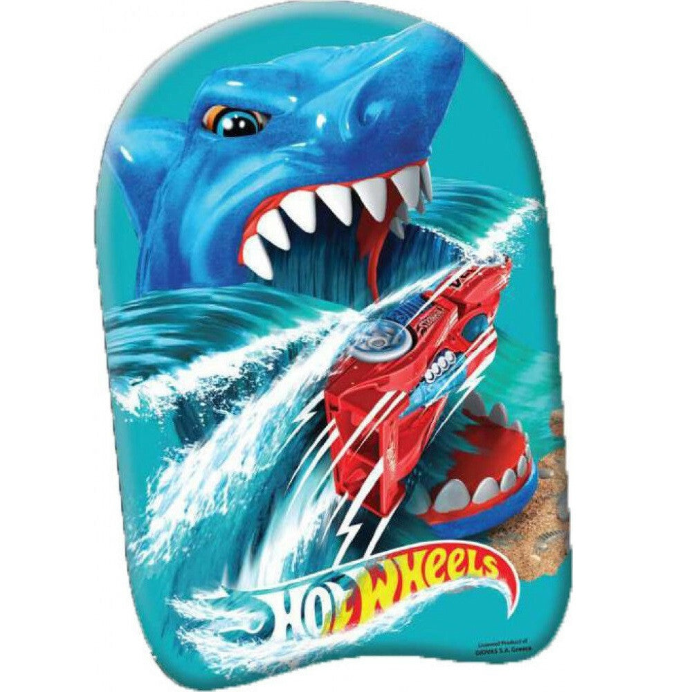 Hot Wheels Shark kikboksa dēlis, peldēšanas dēlis 45 cm