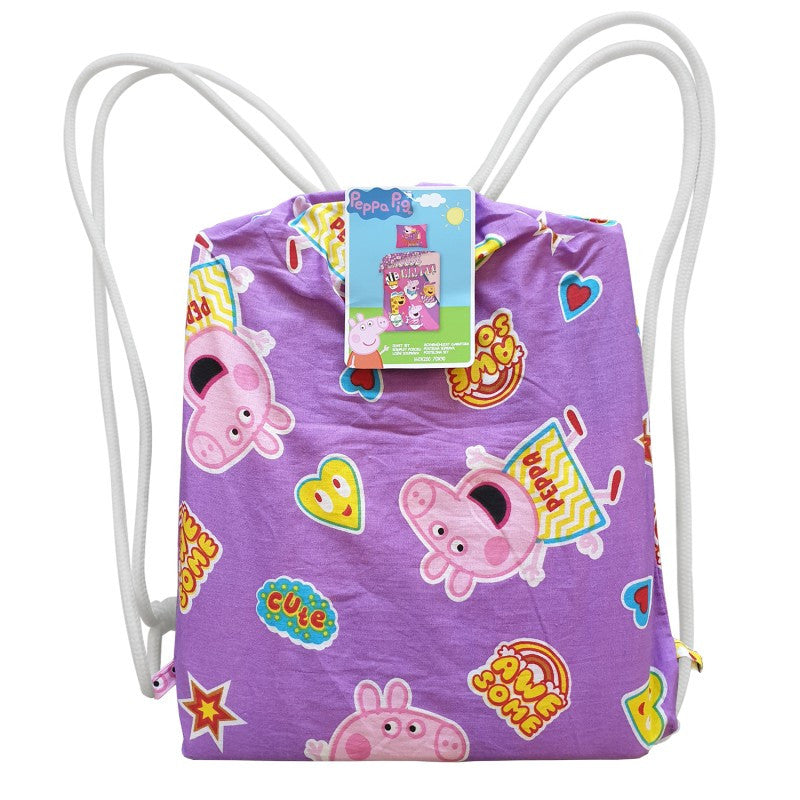 Peppa Pig Happy gultas veļas pārvalks 140–200 cm, 70–90 cm