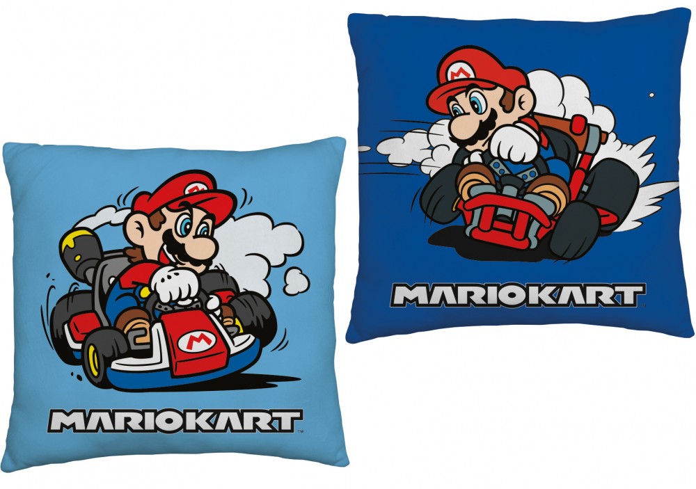 Super Mario Mariokart dekoratīvais spilvens 40x40 cm