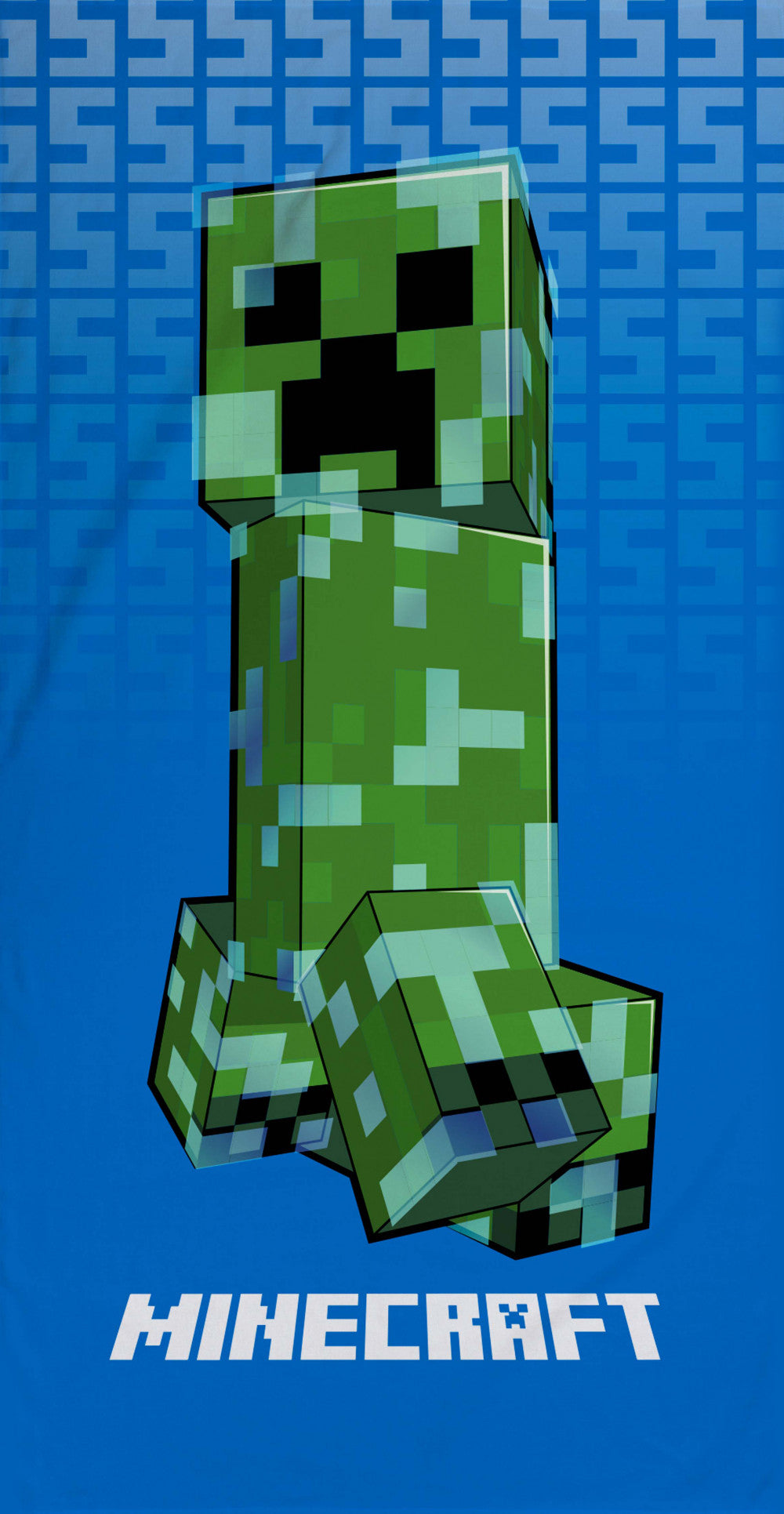 Minecraft vannas dvielis, pludmales dvielis SSS 70*140cm