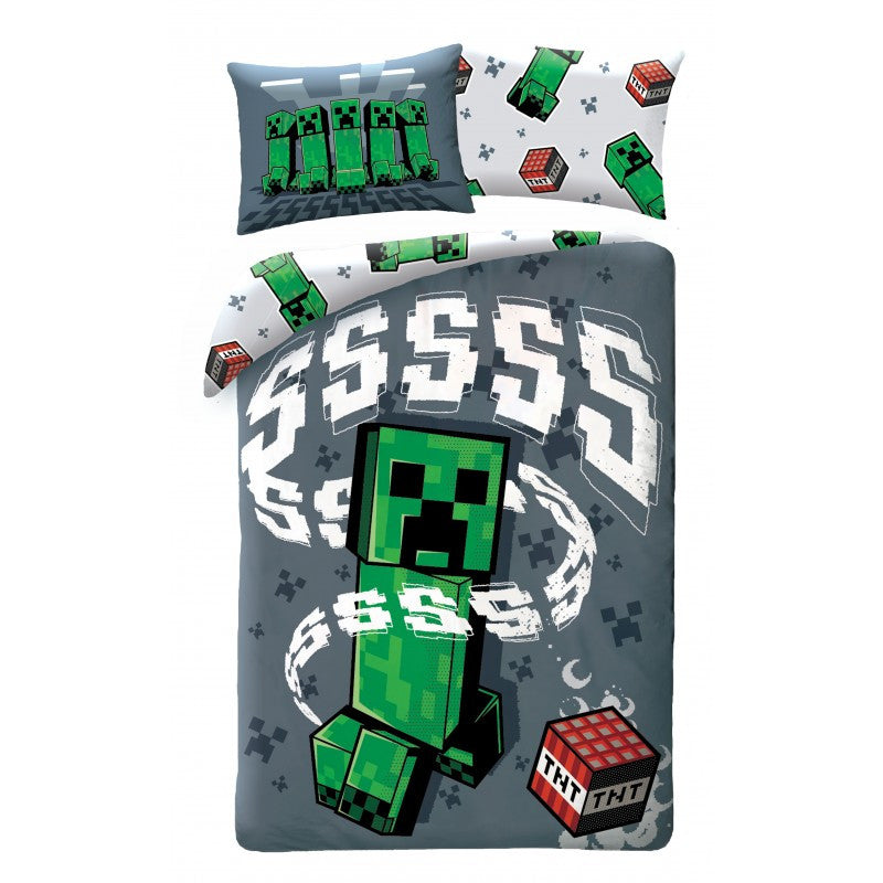 Minecraft TNT gultas pārklājs 140–200 cm, 70–90 cm