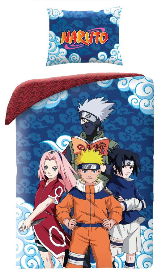 Naruto gultasveļas pārvalks 140√–200 cm, 70–90 cm