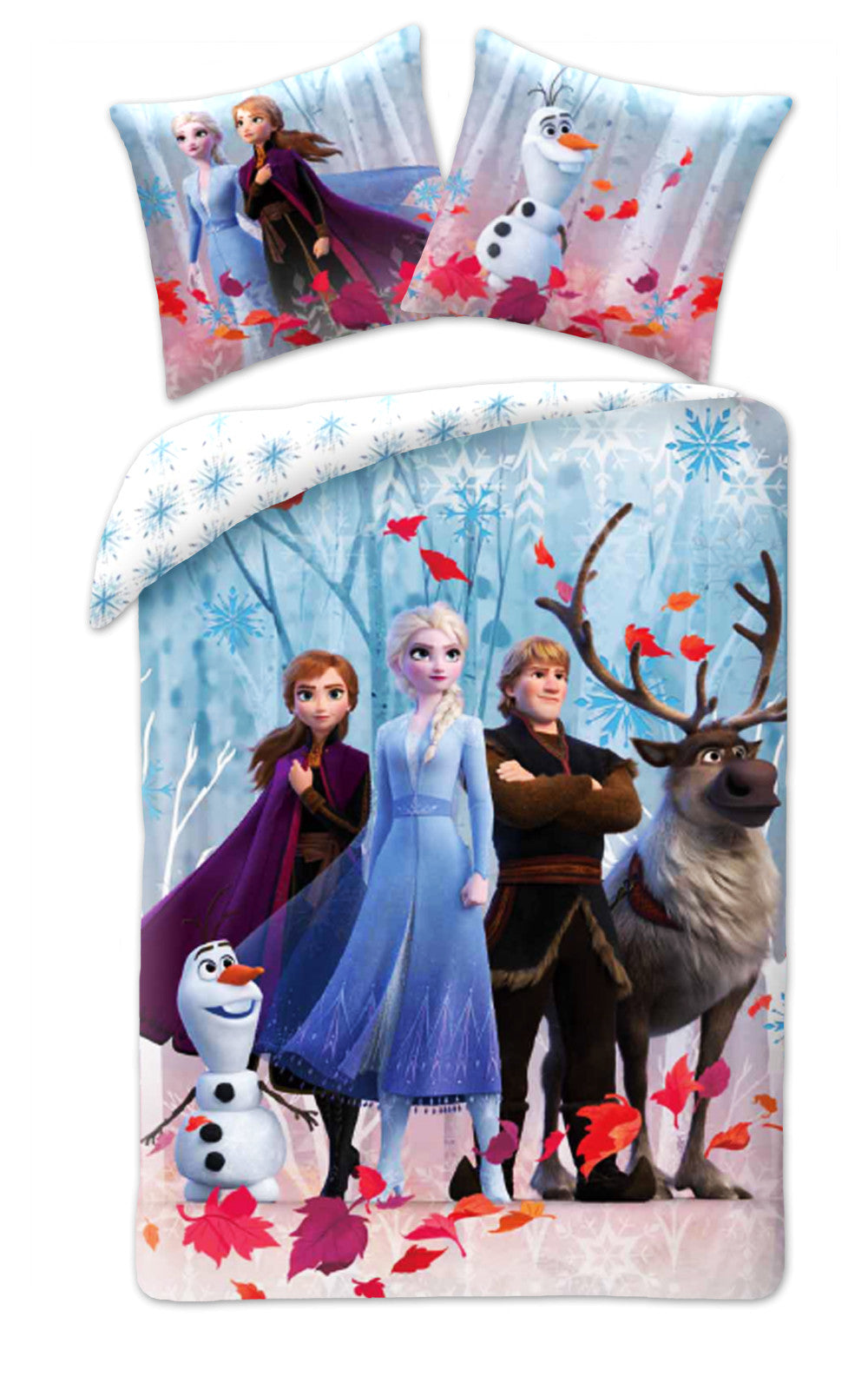 Disney Frozen Leaf gultasveļas komplekts 140–200 cm, 70–90 cm