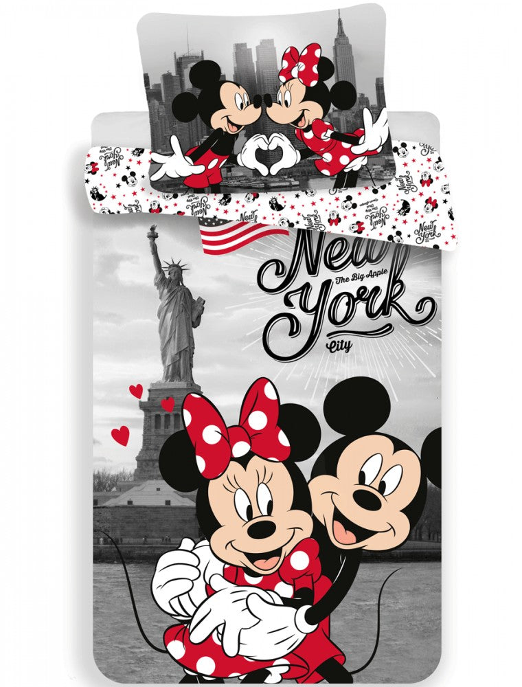 Disney Minnie New York gultas veļa 140–200 cm, 70–90 cm