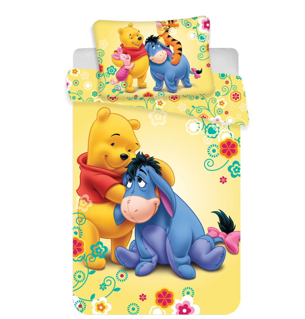 Disney Vinnijs Pūks I-ā bērnu gultasveļas komplekts 100√ó135 cm, 40√ó60 cm