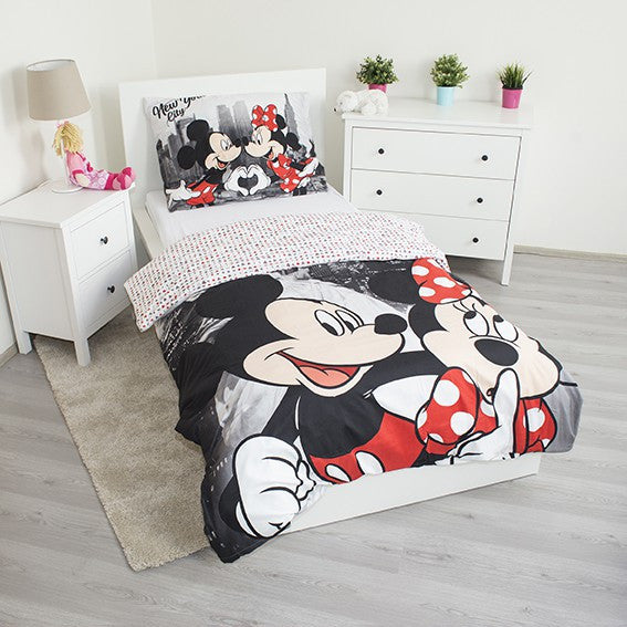 Disney Minnie gultasveļas komplekts 140–200 cm, 70–90 cm mikrošķiedra