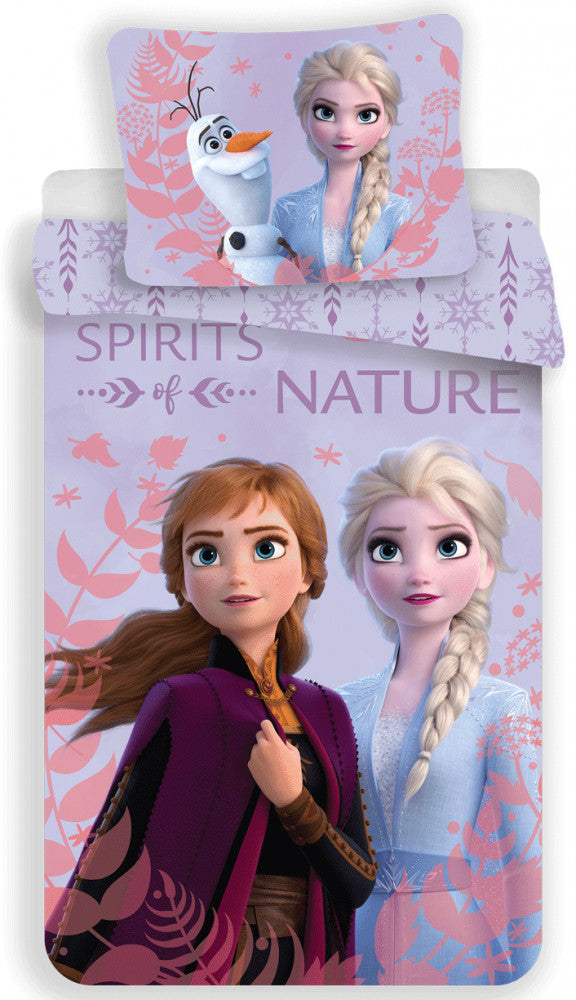 Disney Frozen gultasveļas komplekts 140–200 cm, 70–90 cm mikrošķiedra