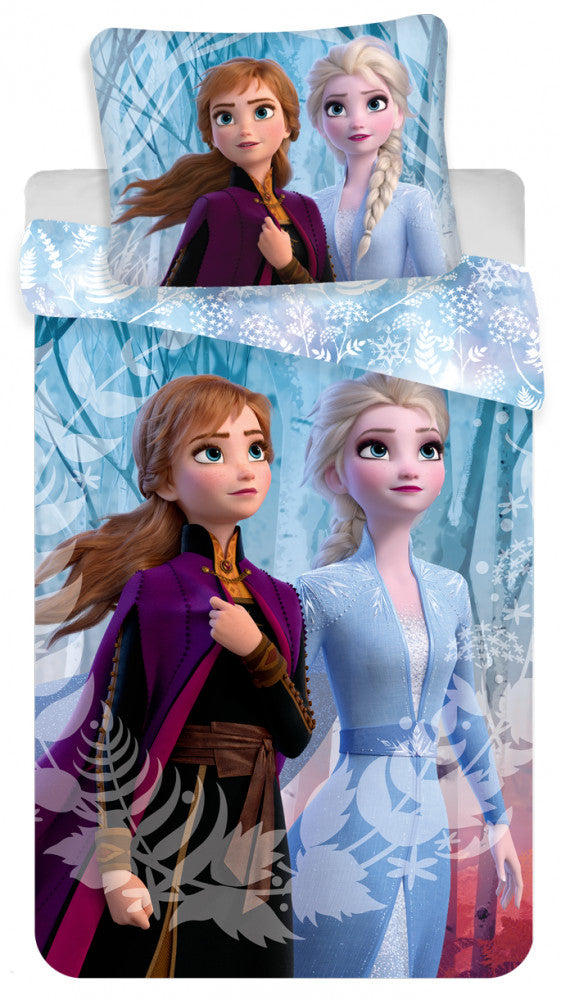 Disney Frozen gultasveļas pārvalks 140–200 cm, 70–90 cm mikrošķiedra