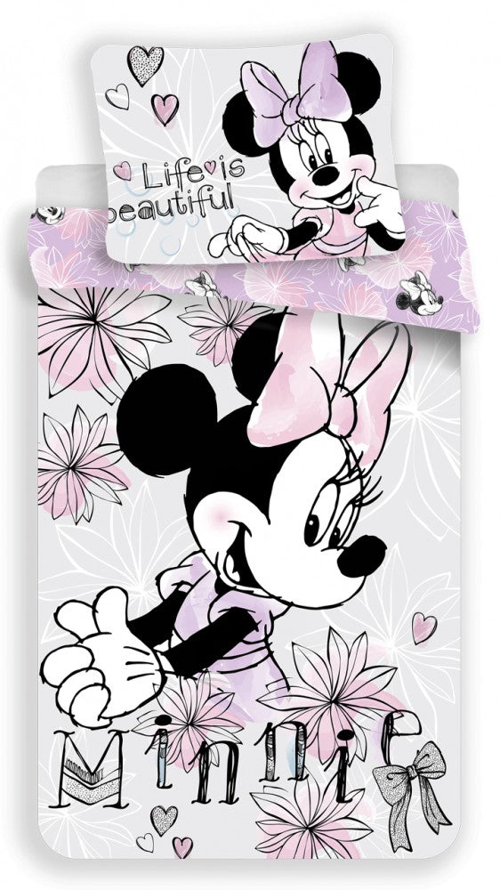 Disney Minnie gultasveļas komplekts 140–200 cm, 70–90 cm