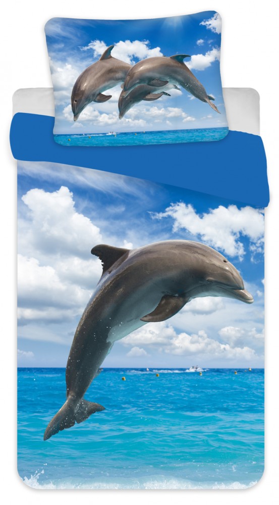 Dolphin gultasveļas komplekts 140√ó200cm, 70√ó90cm