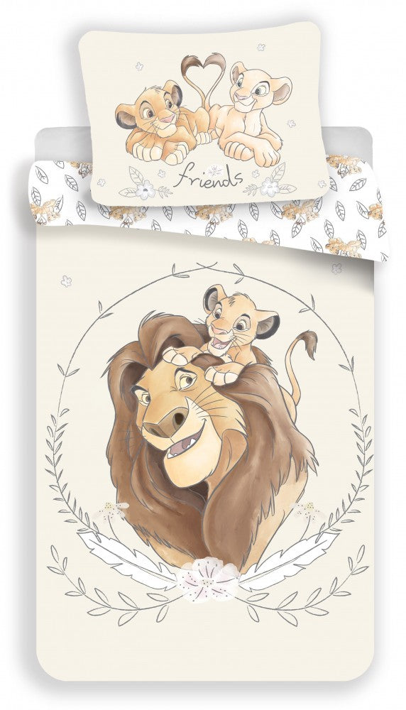 Disney Lauvu karaļa Simbas gultasveļas komplekts 140–200 cm, 70–90 cm