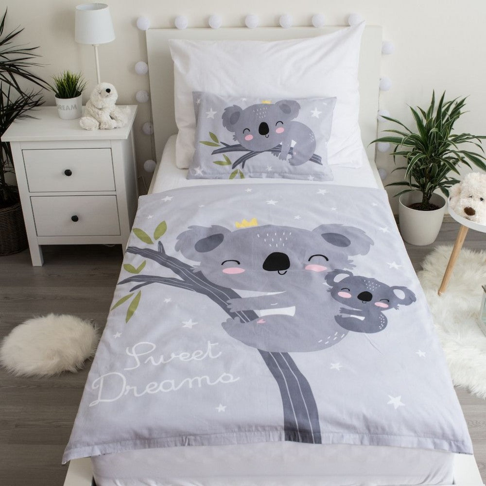Koala bērnu gultasveļas komplekts 100–135 cm, 40–60 cm