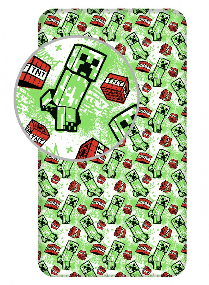 Minecraft Explosion King palags ar gumiju 90x200 cm