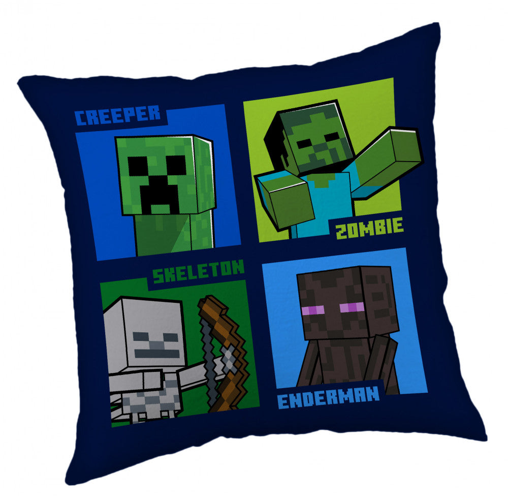 Minecraft Mob Callout dekoratīvais spilvens 40*40 cm