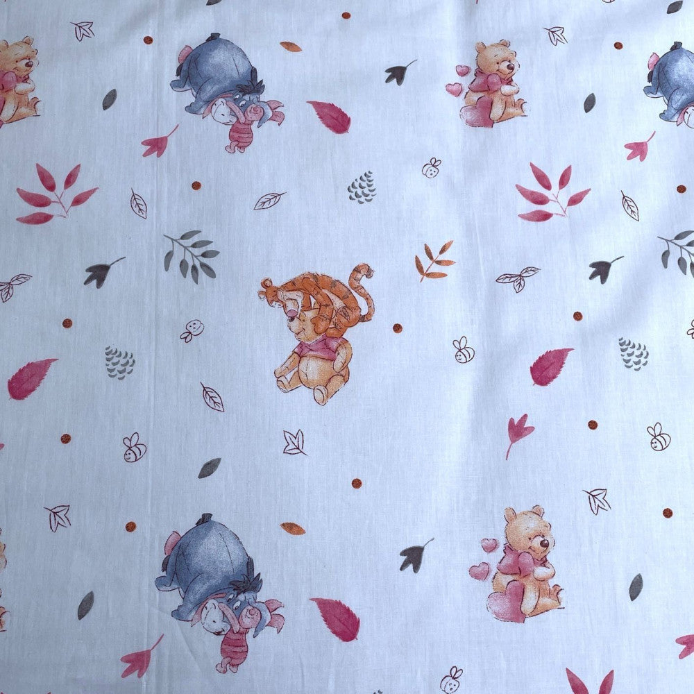 Disney Vinnija Pūka bērnu gultasveļas komplekts 100–135 cm, 40–60 cm