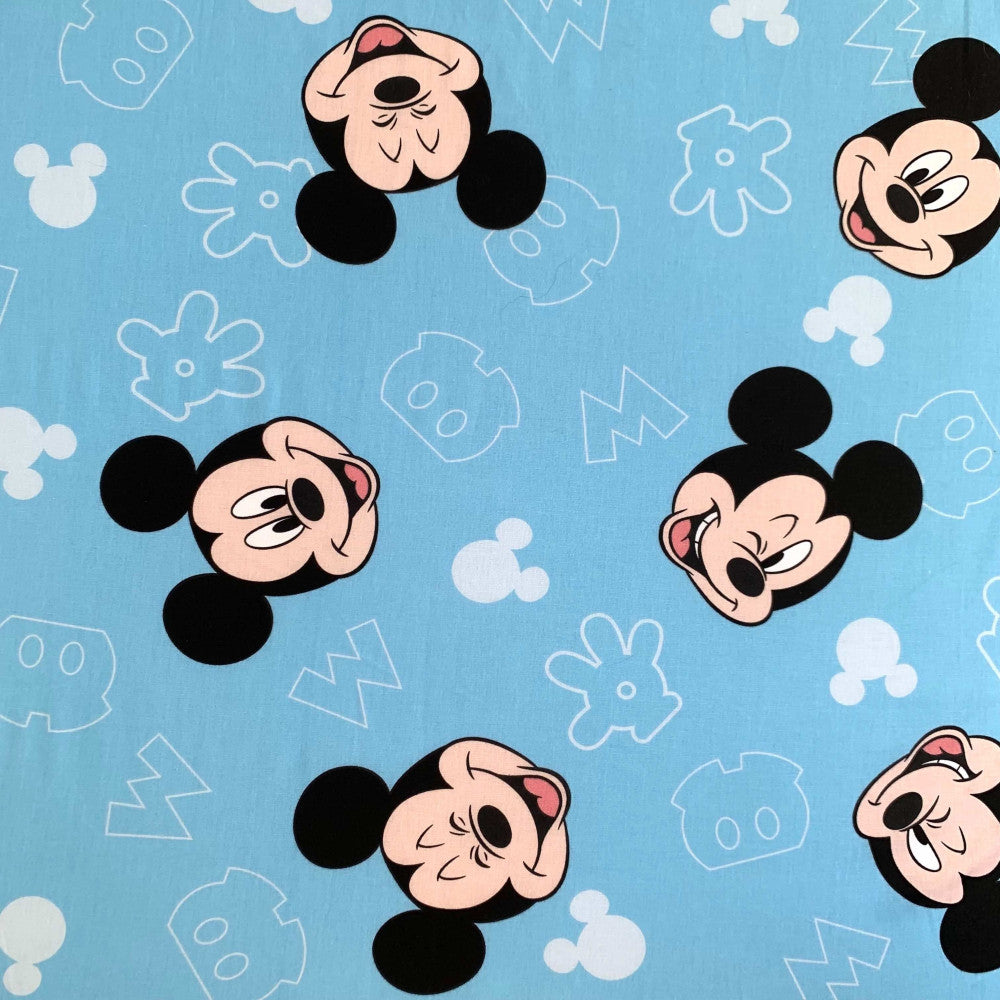 Disney Mikija palags ar gumiju 90x200 cm