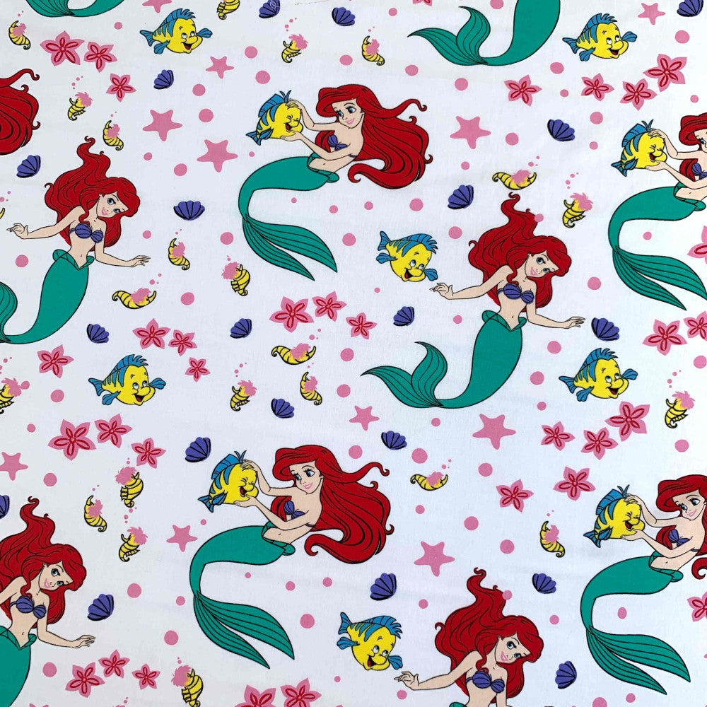 Disney princeses Ariel palags ar gumiju 90x200 cm