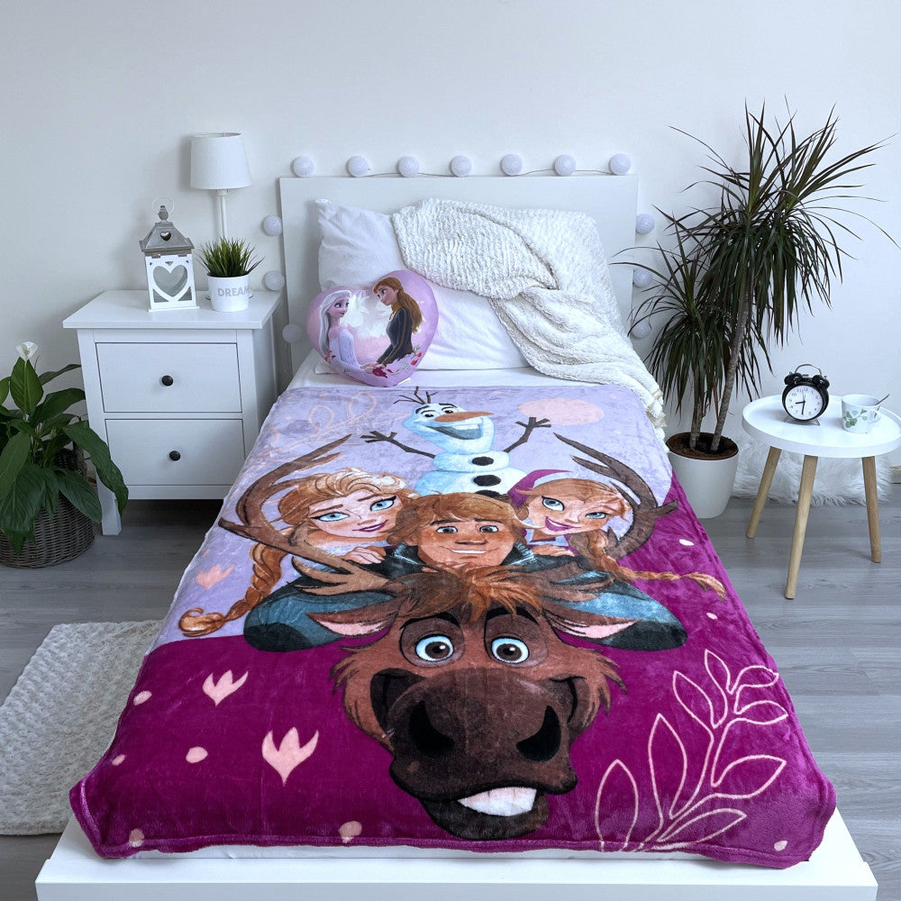 Disney Frozen ģimenes mikroflīsa sega 100x150cm