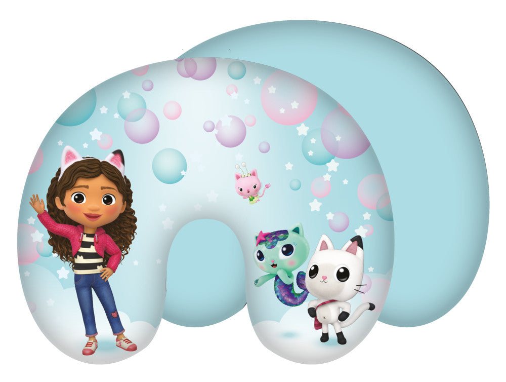 Gabby's Dollhouse Bubbles ceļojumu spilvens, kakla spilvens