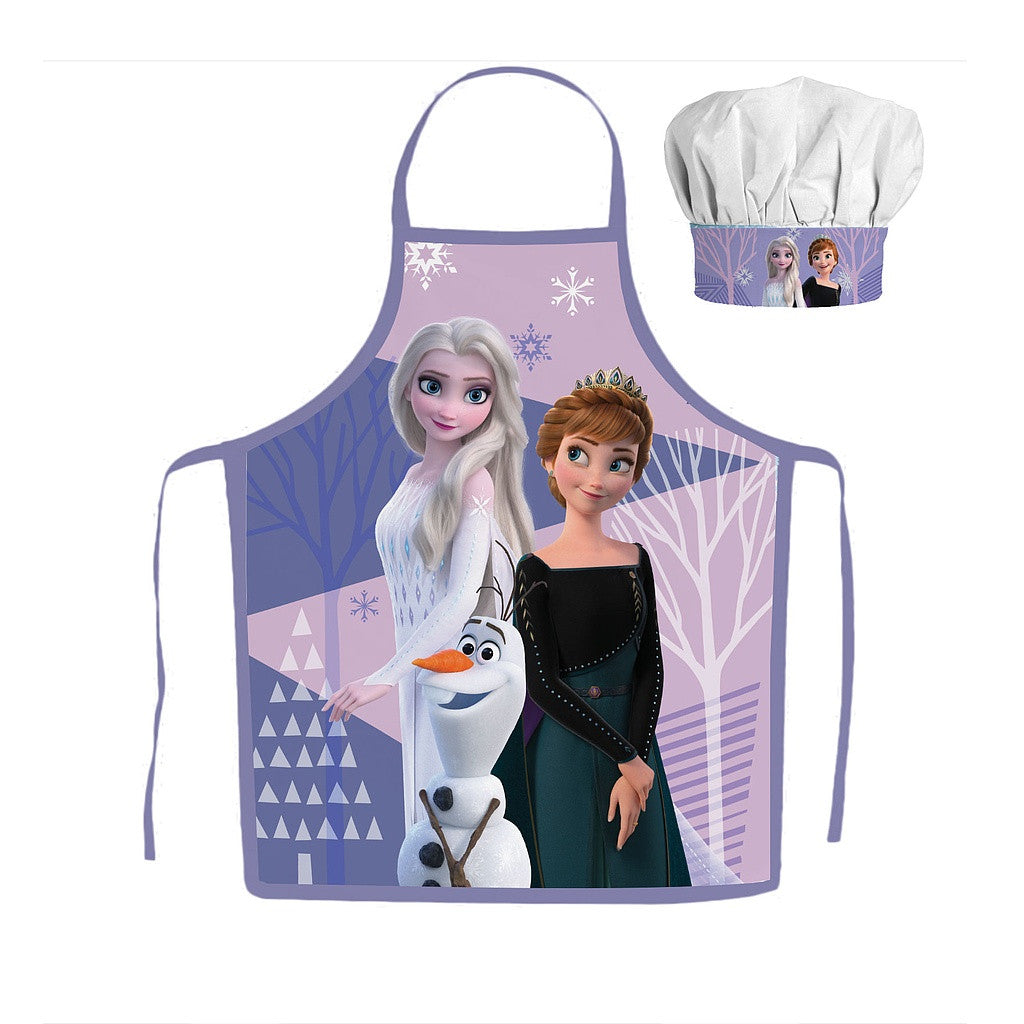 Disney Frozen violets divdaļīgs bērnu priekšautu komplekts