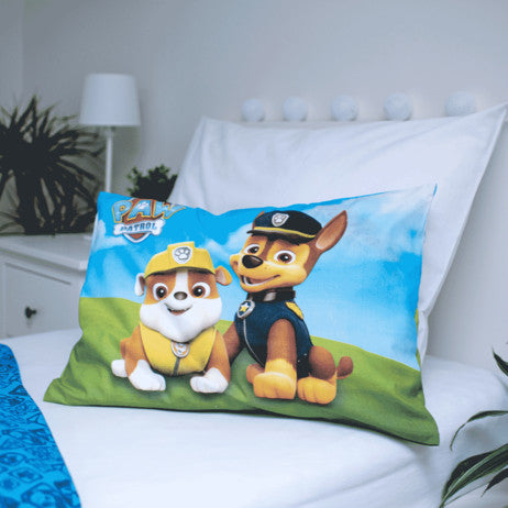 Ķepu patruļas torņa bērnu gultasveļas komplekts 100–135 cm, 40–60 cm