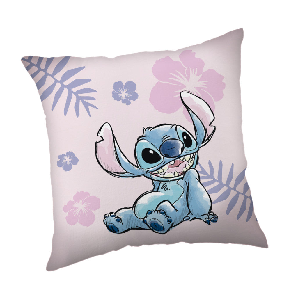 Disney Lilo un Stitch rozā velūra spilvena pārvalks 40x40 cm