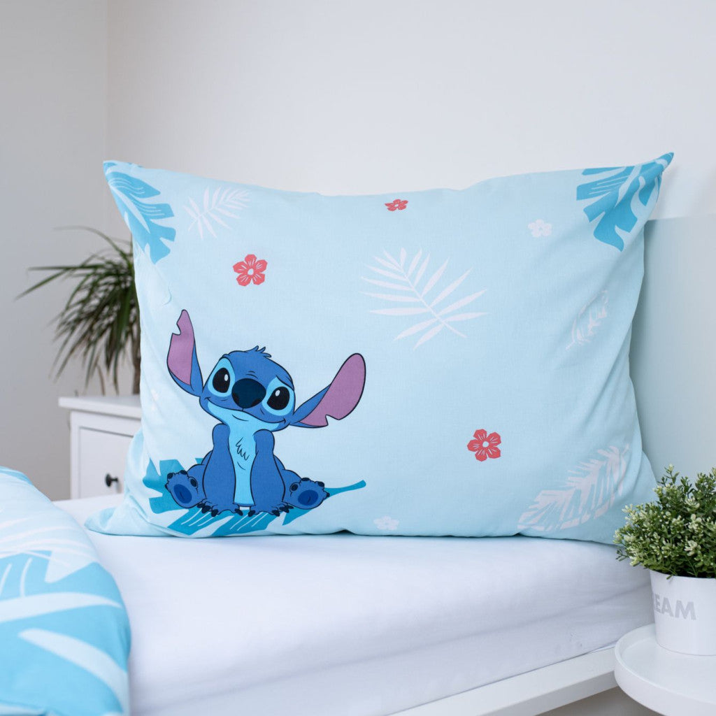Disney Lilo un Stitch zils gultasveļas pārvalks 140–200 cm, 70–90 cm