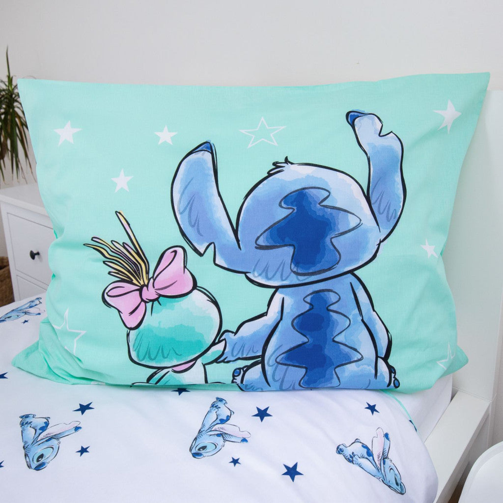 Disney Lilo un Stitch Buddies gultasveļas pārvalks 140–200 cm, 70–90 cm