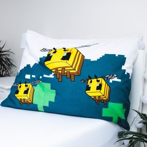 Minecraft Explore Overworld gultasveļas komplekts 140√–200 cm, 70–90 cm