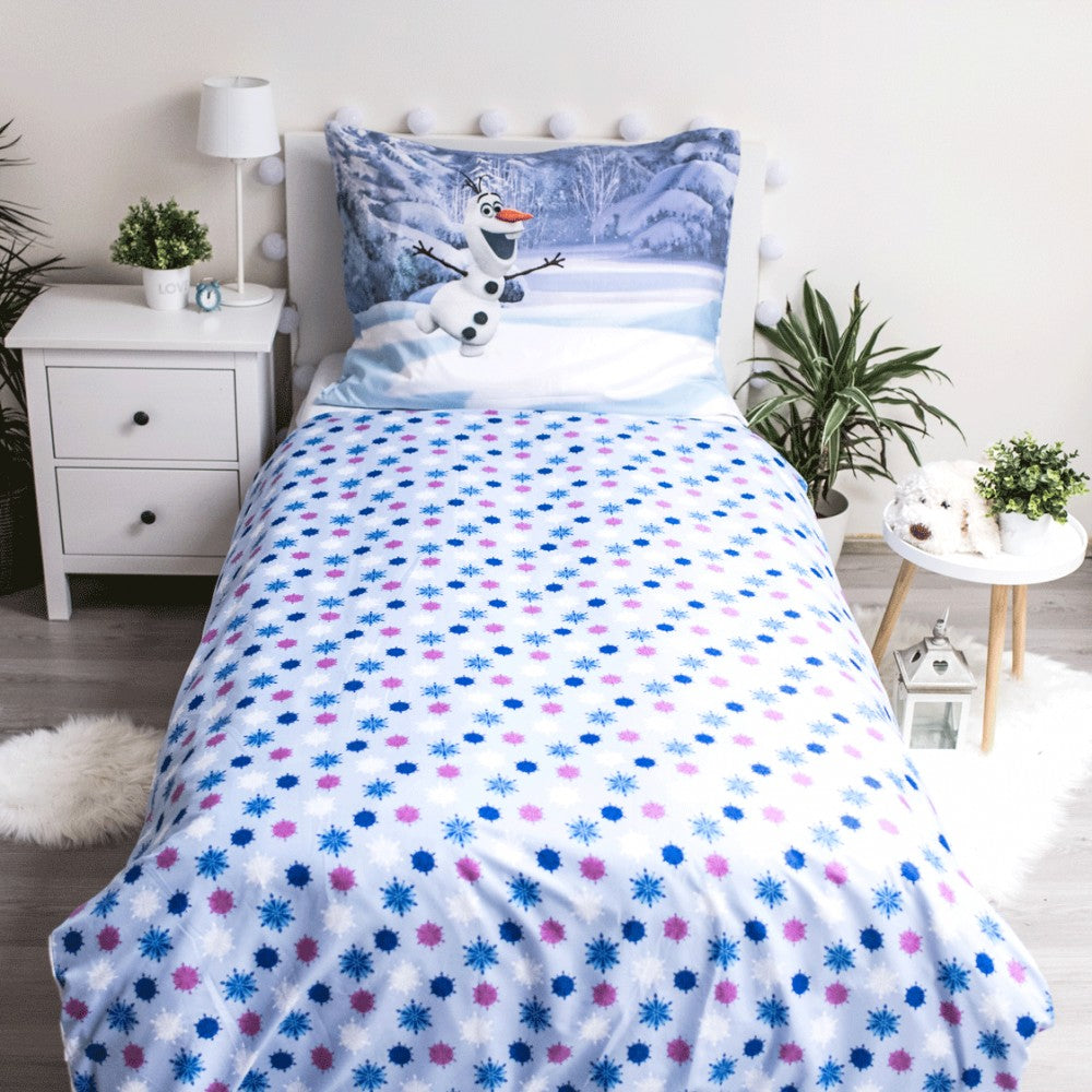 Disney Frozen gultasveļas komplekts 140–200 cm, 70–90 cm mikrošķiedra
