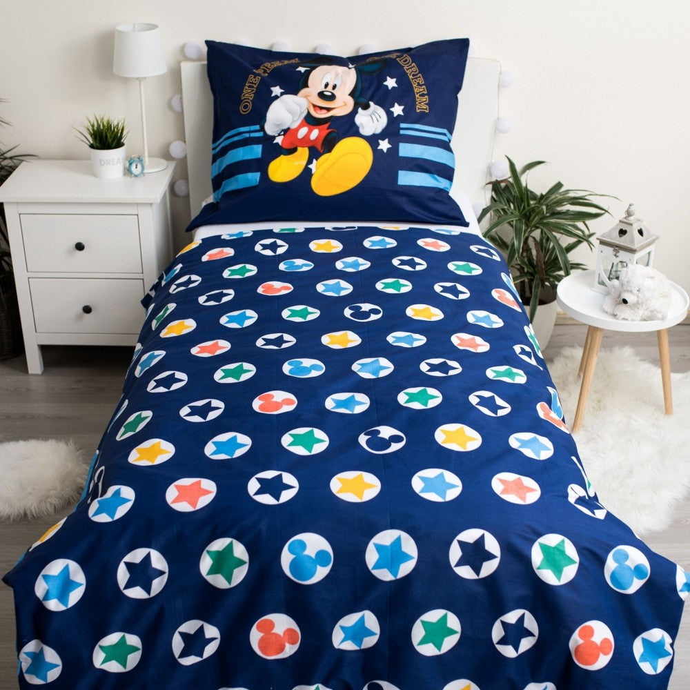 Disney Mikija komandas gultasveļas komplekts 140–200 cm, 70–90 cm