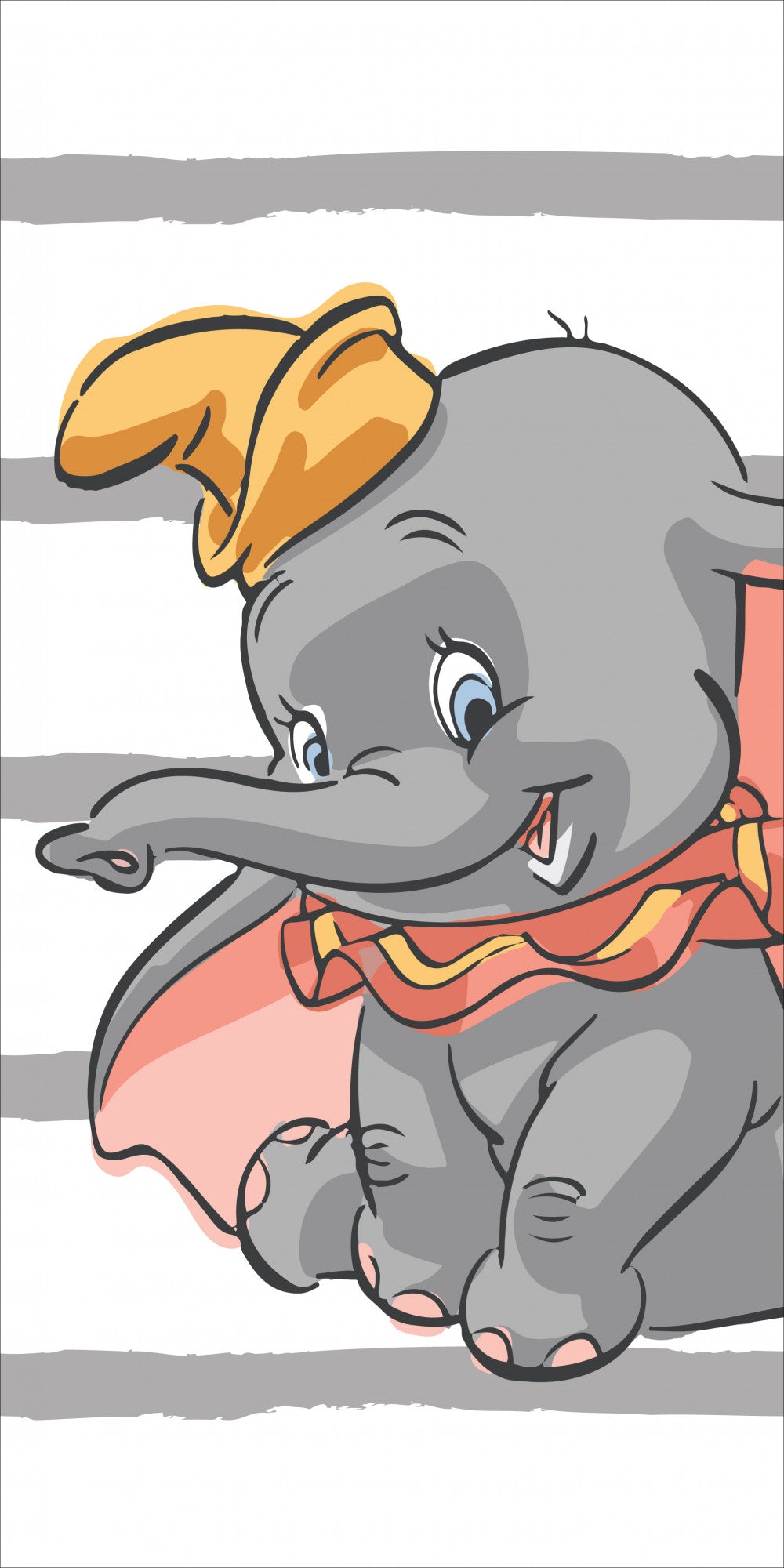 Disney Dumbo vannas dvielis, pludmales dvielis Stripe 70*140cm