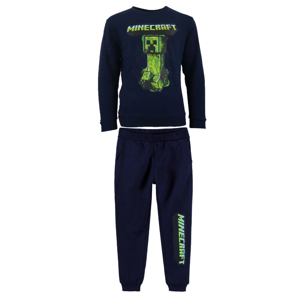 Minecraft Menace bērnu treniņtērps, skriešanas komplekts 6-12 gadi / 116-152 cm