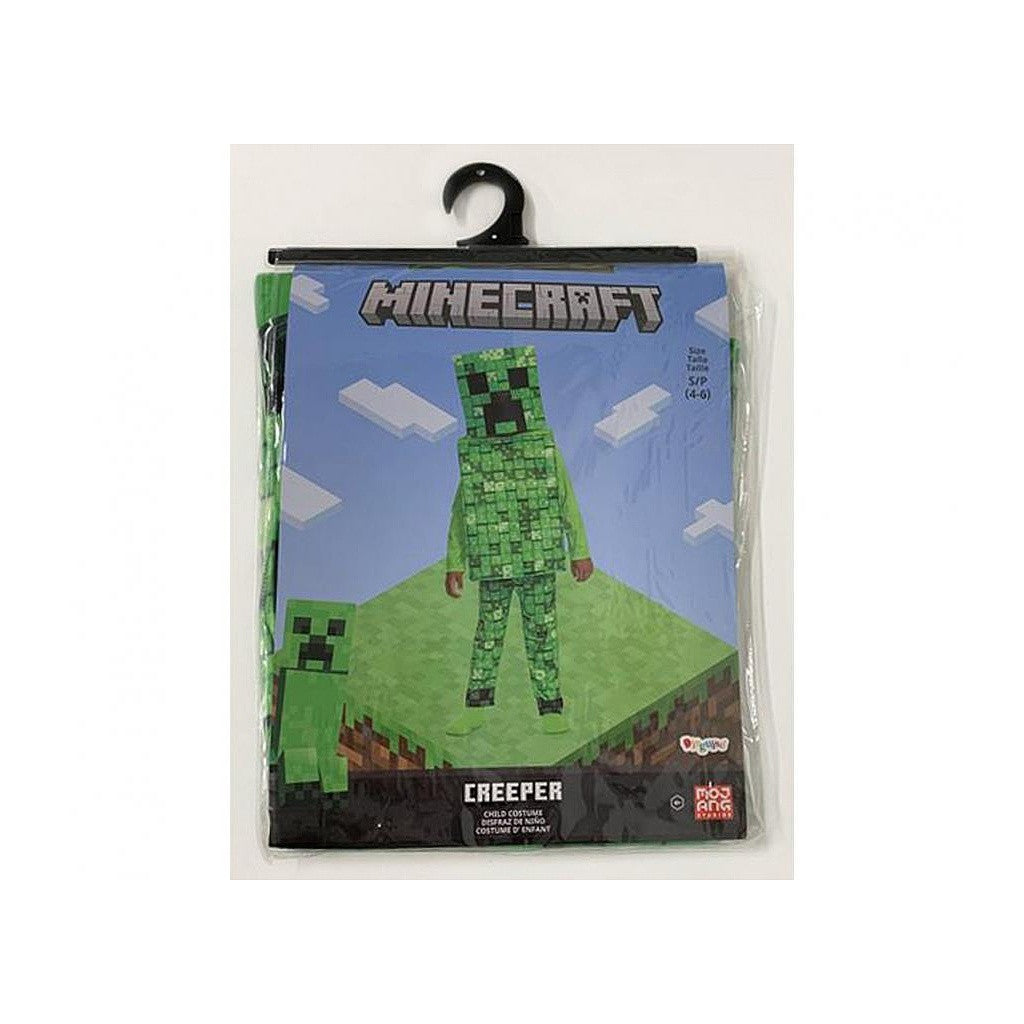 Minecraft Creeper kostīms 4-6 gadi