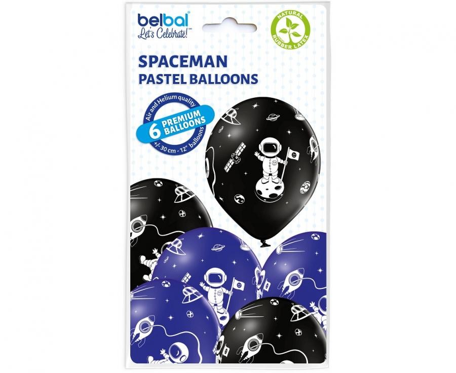 Astronautu planētas baloni, 6 gab. 12 collas (30 cm)