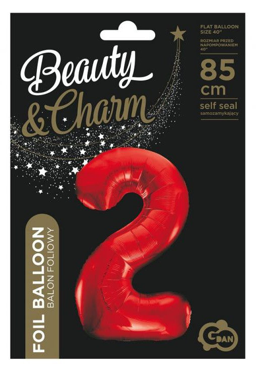 Folijas balons "Cipars 2", 85 cm