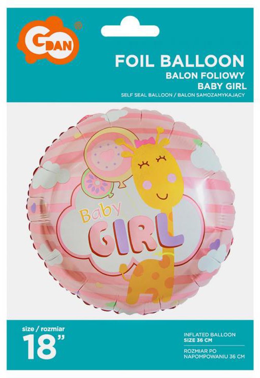 Folijas balons "Dzimšanas diena" 36 cm