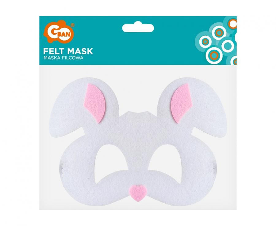 Dzīvnieku Trusis, Filca Maska 18.5 cm