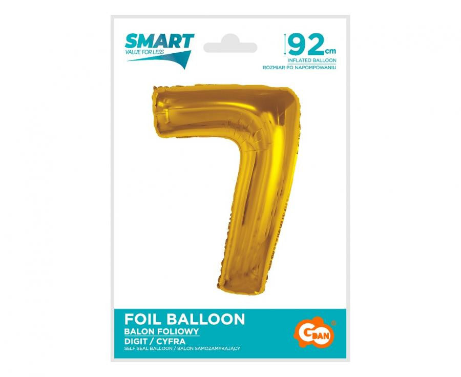 Folijas balons "Cipars 7", 92 cm