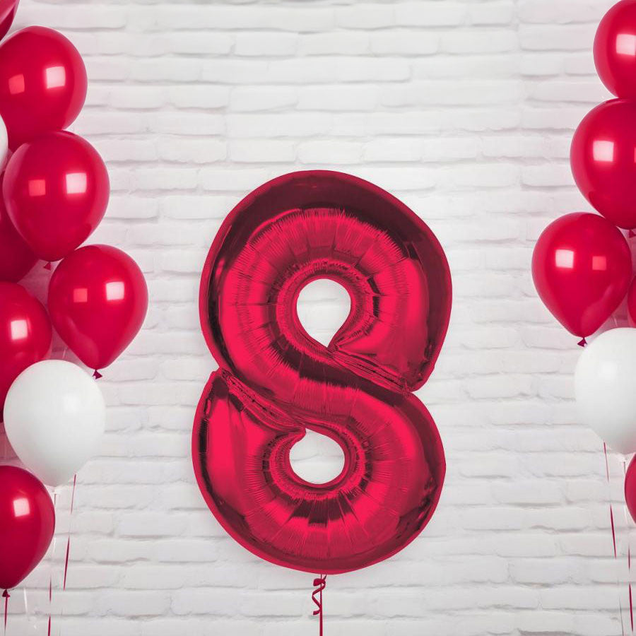 Folijas balons "Cipars 8", 92 cm