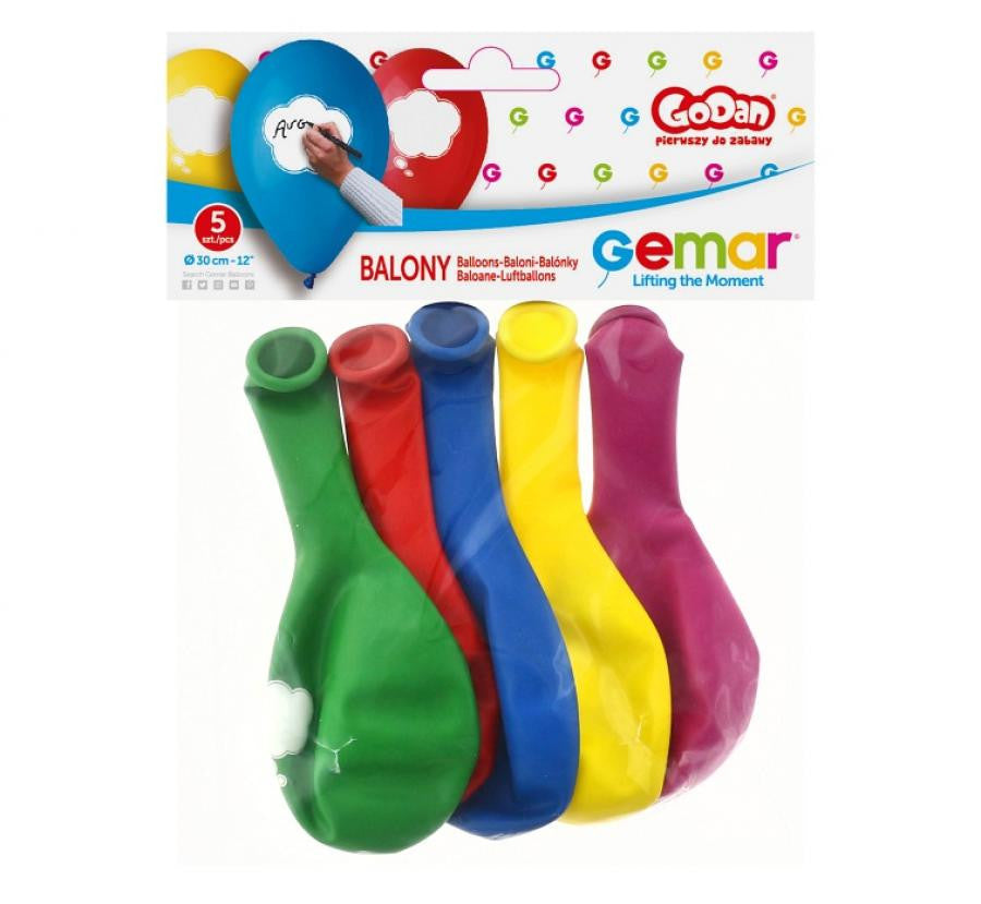Baloni ar uzrakstu "Party Your Party", 5 gab., 12 collas (30 cm)