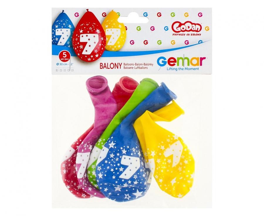 Daudz laimes dzimšanas dienā zvaigzne Daudz laimes dzimšanas dienā 7 piekaramie baloni, 5 balonu komplekts, 12 collas (30 cm)